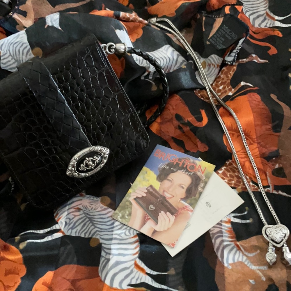 Brand new Brighton crossbody wallet and Brighton necklace